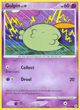 Gulpin (66) 66/99 - Arceus Reverse Holofoil - Poke-Collect