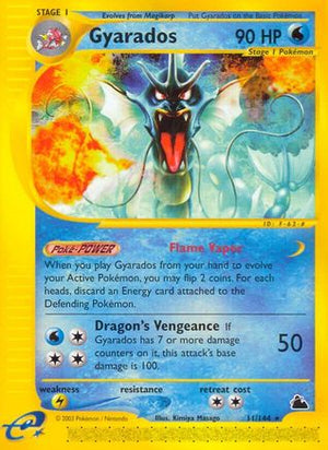 Gyarados 11/144 - Skyridge Reverse Holofoil