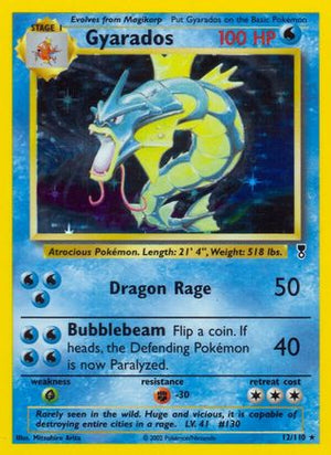 Gyarados 12/110 - Legendary Collection Reverse Holofoil - Poke-Collect
