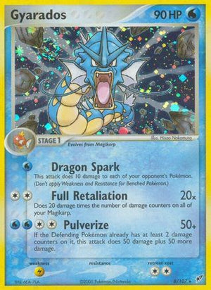 Gyarados 8/107 - Deoxys Reverse Holofoil