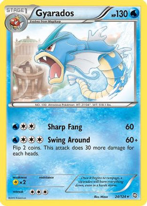 Gyarados 24/124 - Dragons Exalted Reverse Holofoil - Poke-Collect