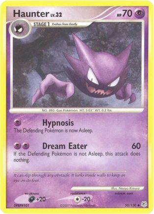 Haunter 50/130 - Diamond and Pearl Reverse Holofoil - Poke-Collect