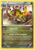 Haxorus 69/101 - Plasma Blast Reverse Holofoil - Poke-Collect