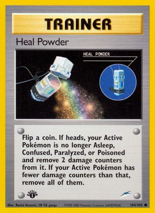 Heal Powder 104/105 - Neo Destiny 1st Edition - Poke-Collect