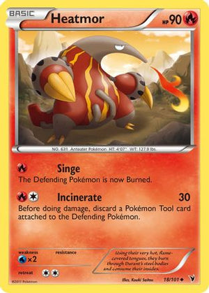 Heatmor 18/101 - Noble Victories Reverse Holofoil - Poke-Collect