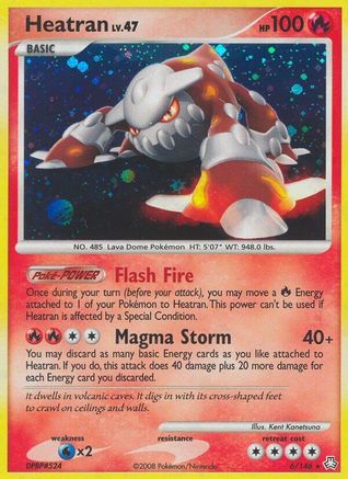 Heatran (6) 6/146 - Legends Awakened Holofoil - Poke-Collect