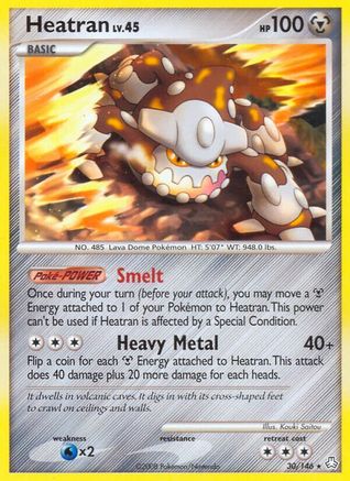 Heatran (30) 30/146 - Legends Awakened Reverse Holofoil - Poke-Collect