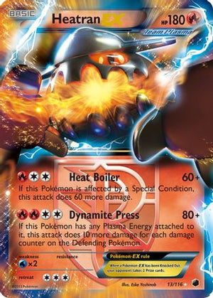Heatran-EX 13/116 - Plasma Freeze Holofoil - Poke-Collect