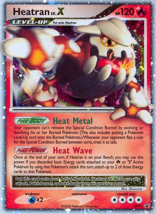 Heatran LV.X DP31/56 - DP Black Star Promos Holofoil - Poke-Collect