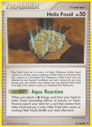Helix Fossil 91/100 - Majestic Dawn - Poke-Collect