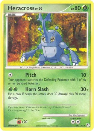 Heracross 28/130 - Diamond and Pearl - Poke-Collect