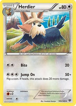 Herdier 109/146 - XY Base Set Reverse Holofoil - Poke-Collect