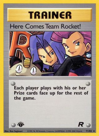 Here Comes Team Rocket! 71/82 - Team Rocket 1st Edition - Poke-Collect