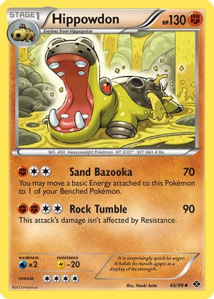 Hippowdon 66/99 - Next Destinies Reverse Holofoil - Poke-Collect