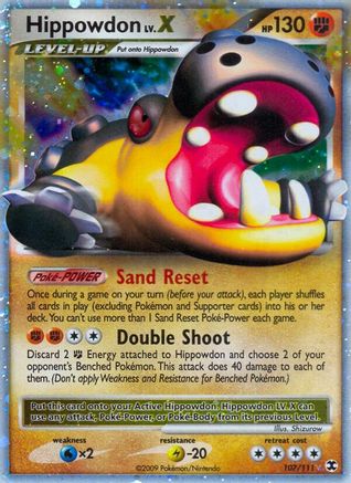 Hippowdon LV.X 107/111 - Rising Rivals Holofoil - Poke-Collect