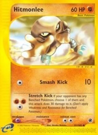 Hitmonlee 81/165 - Expedition Base Set Reverse Holofoil - Poke-Collect
