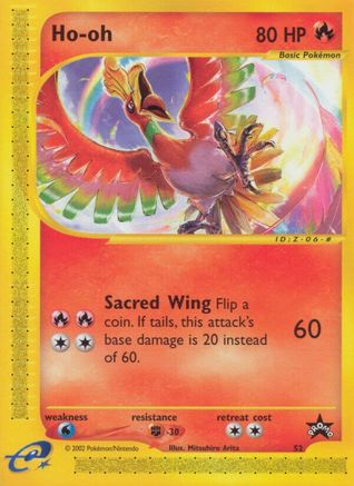 Ho-oh 52/53 - Wizards Black Star Promos - Poke-Collect