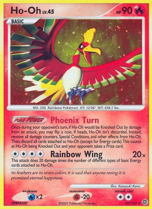 Ho-Oh 10/132 - Secret Wonders Holofoil - Poke-Collect