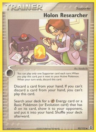 Holon Researcher 95/113 - Delta Species Reverse Holofoil - Poke-Collect