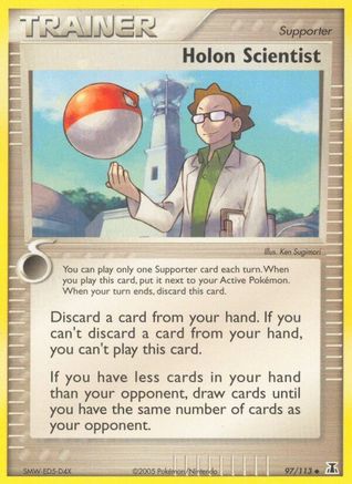 Holon Scientist 97/113 - Delta Species Reverse Holofoil - Poke-Collect