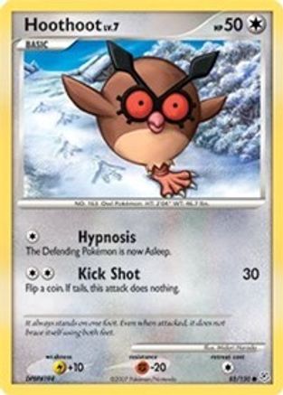 Hoothoot 85/130 - Diamond and Pearl Reverse Holofoil - Poke-Collect