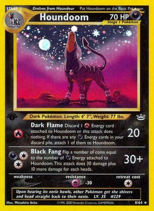 Houndoom 8/64 - Neo Revelation Unlimited Holofoil - Poke-Collect