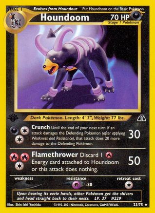 Houndoom (23) 23/75 - Neo Discovery Unlimited - Poke-Collect