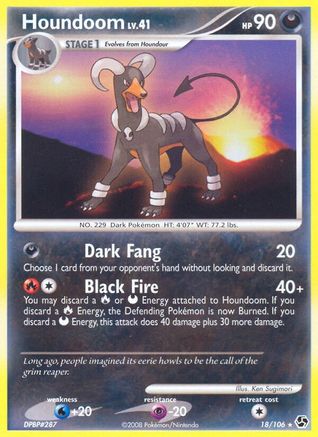 Houndoom 18/106 - Great Encounters Reverse Holofoil - Poke-Collect