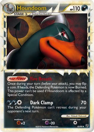 Houndoom 82/90 - HSUndaunted Holofoil - Poke-Collect