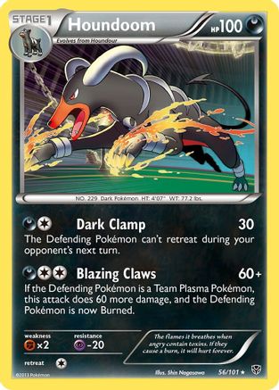 Houndoom 56/101 - Plasma Blast Reverse Holofoil - Poke-Collect