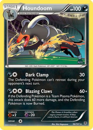 Houndoom 56/101 - Plasma Blast Reverse Holofoil - Poke-Collect