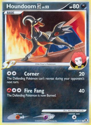 Houndoom E4 65/111 - Rising Rivals Reverse Holofoil - Poke-Collect