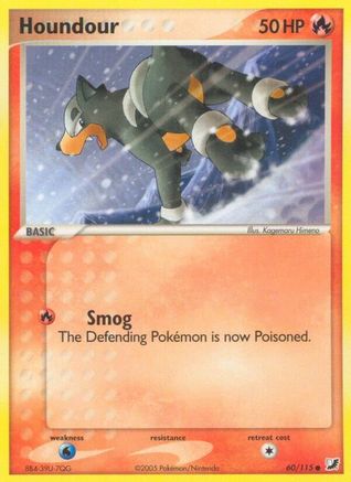 Houndour 60/115 - Unseen Forces Reverse Holofoil - Poke-Collect