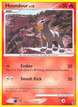 Houndour 69/106 - Great Encounters - Poke-Collect