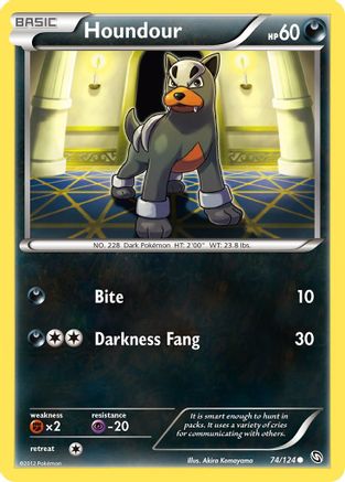 Houndour 74/124 - Dragons Exalted - Poke-Collect