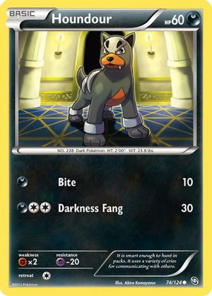 Houndour 74/124 - Dragons Exalted - Poke-Collect