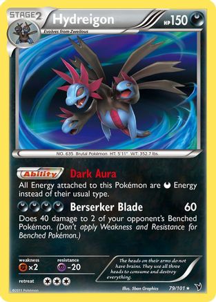 Hydreigon 79/101 - Noble Victories Holofoil - Poke-Collect
