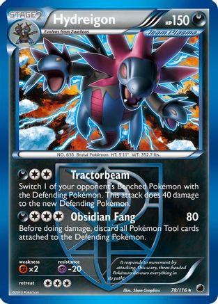 Hydreigon (Team Plasma) 78/116 - Plasma Freeze Reverse Holofoil - Poke-Collect