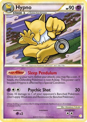Hypno 23/123 - HeartGold & SoulSilver Reverse Holofoil - Poke-Collect