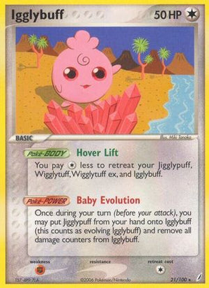 Igglybuff 21/100 - Crystal Guardians Reverse Holofoil - Poke-Collect