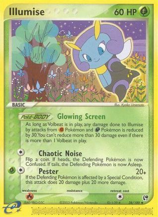 Illumise 38/100 - Sandstorm - Poke-Collect