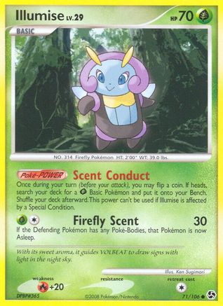 Illumise 71/106 - Great Encounters Reverse Holofoil - Poke-Collect