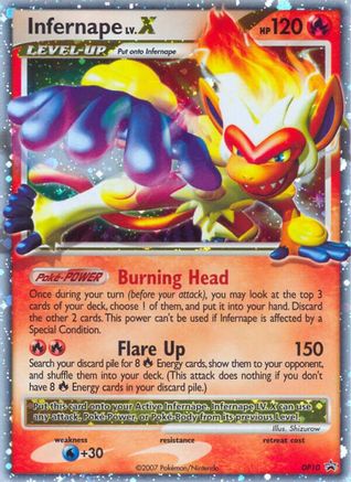 Infernape LV.X DP10/56 - DP Black Star Promos Holofoil - Poke-Collect