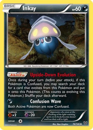 Inkay (74) 74/146 - XY Base Set - Poke-Collect