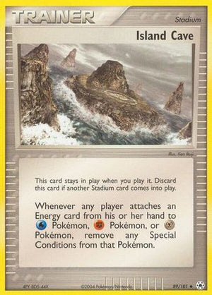 Island Cave 89/101 - Hidden Legends Reverse Holofoil - Poke-Collect