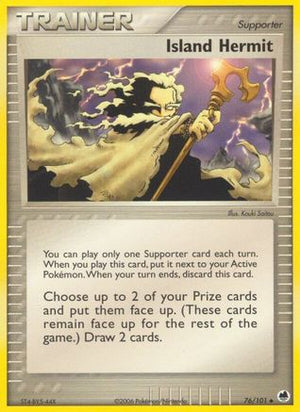 Island Hermit 76/101 - Dragon Frontiers Reverse Holofoil - Poke-Collect