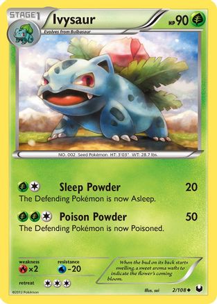 Ivysaur 2/108 - Dark Explorers Reverse Holofoil - Poke-Collect
