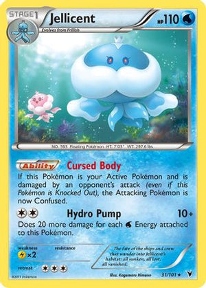 Jellicent 31/101 - Noble Victories Reverse Holofoil - Poke-Collect