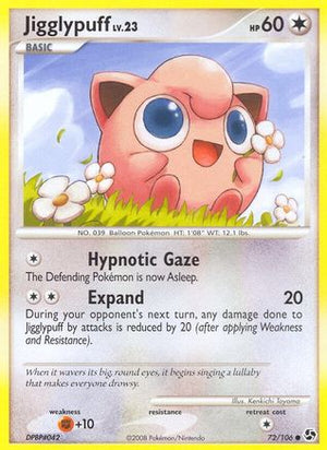 Jigglypuff 72/106 - Great Encounters Reverse Holofoil - Poke-Collect
