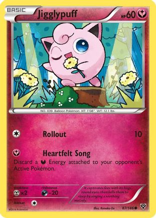 Jigglypuff 87/146 - XY Reverse Holofoil - Poke-Collect